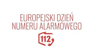 obraz przedstawia napis Europejski dzień numeru alarmowego 112