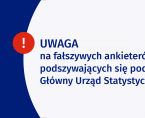 oraz przedstawia komunikat z napisem uwaga