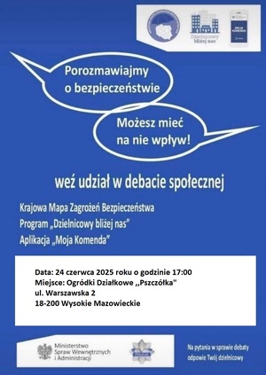 obraz przedstawia plakat debaty