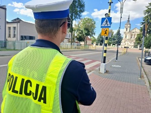obraz przedstawia policjanta