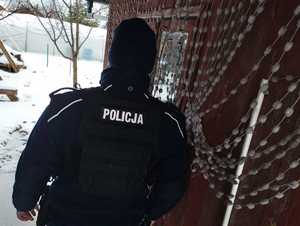 obraz przedstawia policjanta