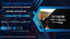 obraz przedstawia napis dzień kandydata