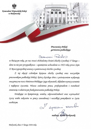 obraz przestawia wstęgę biało czerwoną